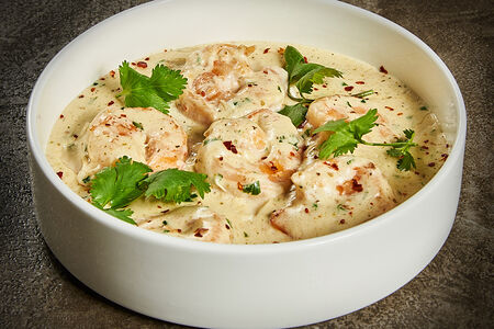 Шкмерули с креветками