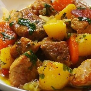 Жаркое со свининой 