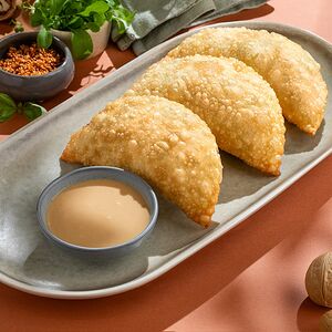 Мини-чебуреки с жюльеном из грибов