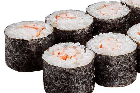 Маки с креветкой