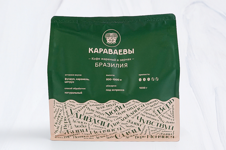 Кофе жареный в зернах Бразилия