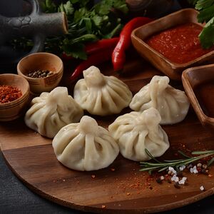 Хинкали с говядиной 