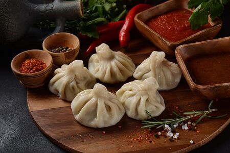 Хинкали с говядиной 