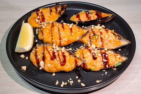 Мидии запеченные