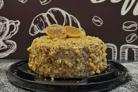 Торт Ореховый с карамелью