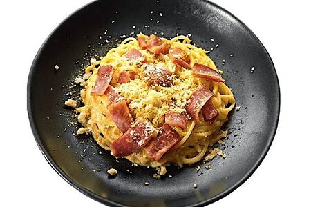 Карбонара с беконом 