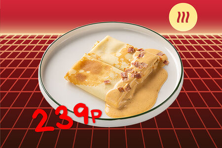 Блинчики с сыром и ветчиной