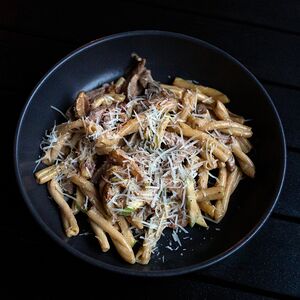 Паста с телячьей вырезкой