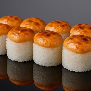 Запечённый ролл с креветкой