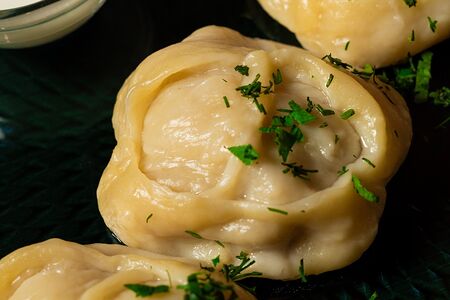 Манты свинина-говядина