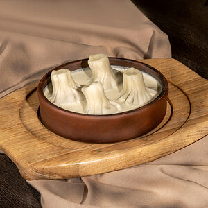 Хинкали патара в соусе чкмерули