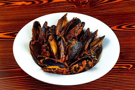 Мидии в соусе Том Ям