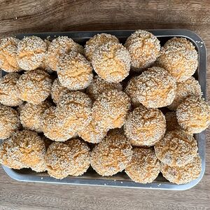 Песочное печенье кунжутное