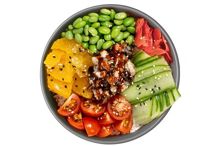 Поке боул угорь-унаги