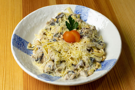 Паста с Цыпленком и грибами