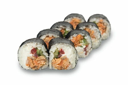 Ролл Рико с жареным лососем