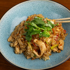 Wok Рис с морепродуктами