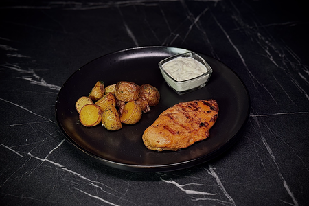 Стейк из куриного филе