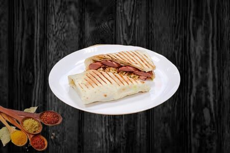 Хот-дог в лаваше