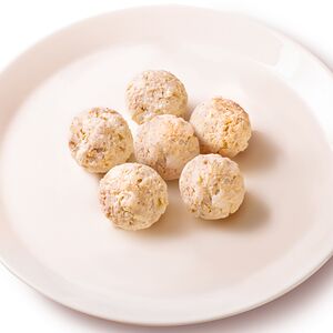 6 фрикаделек и сметанный соус