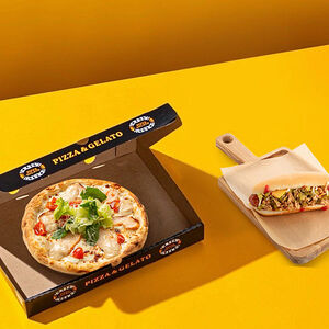 Комбо с пиццей и хот-догом