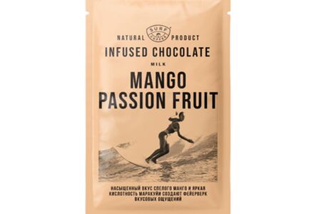 Шоколад молочный Mango Passion fruit Surf Coffee Specialty Choco Bar