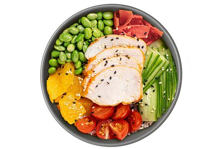 Поке боул чикен