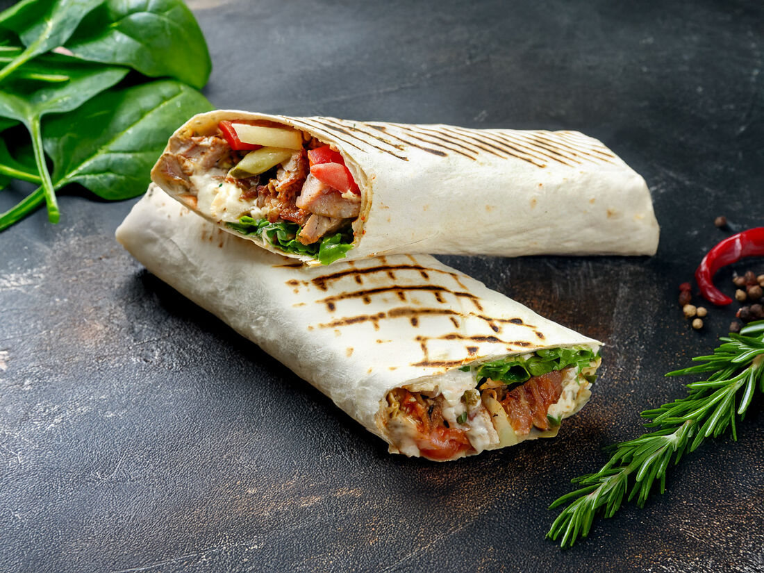 Мясо в лаваше