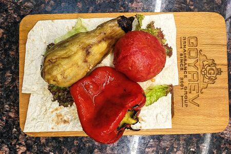 Шашлык из свежих овощей