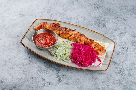 Шашлык из куриного бедра