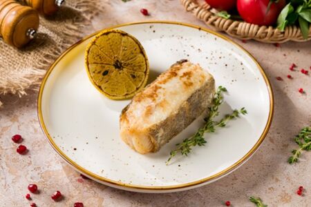 Стейк кижуча на мангале