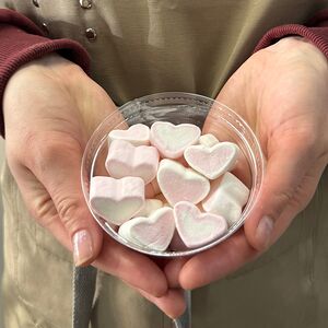 Маршмеллоу сердечки 