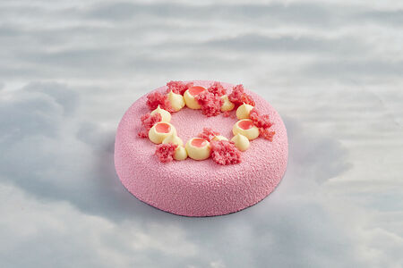 Торт Вишня-фисташка