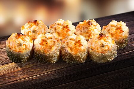 Ролл с креветкой и угрем