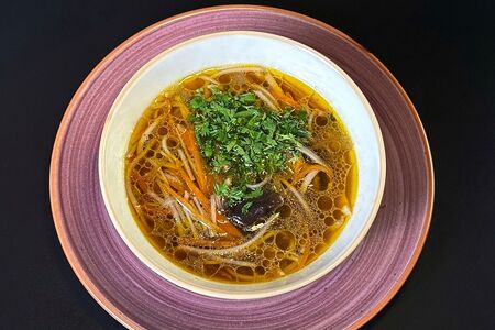 Суп- лапша с лесными грибами