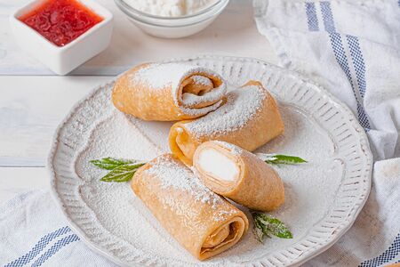 Блинчик с творогом 4 шт.