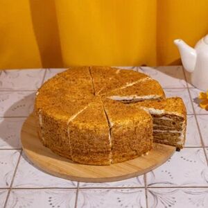 Торт медово-сливочный