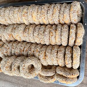 Печенье солёные колечки