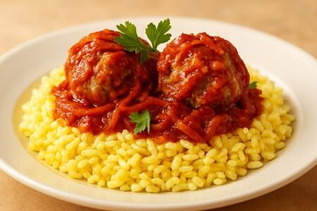 Тефтели домашние с рисом