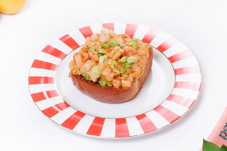 Бриошь мексиканская с креветками