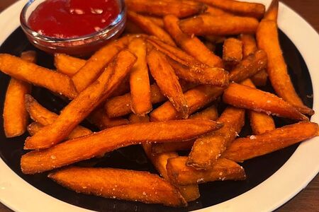 Хрустящий жареный батат