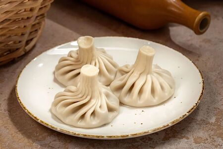 Хинкали с грибами