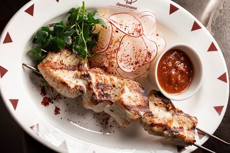 Шашлык из филе индейки 