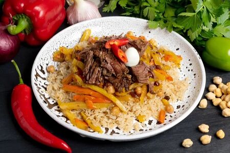 Плов с говядиной