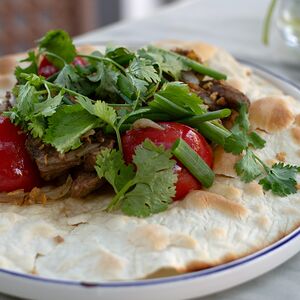 Кондриани на хрустящей лепешке