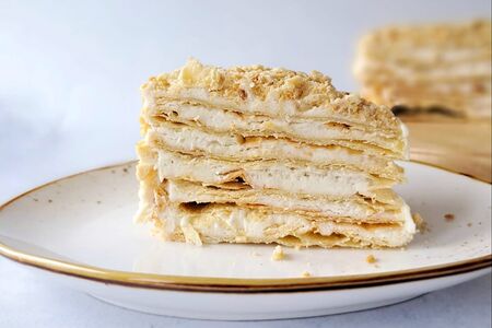 Торт ПП Наполеон без сахара