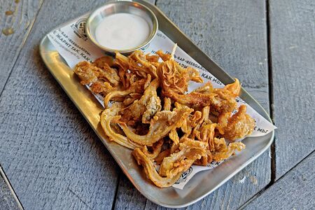 Хрустящие грибочки фри 