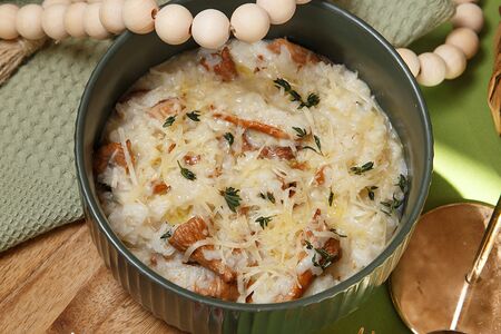 Ризотто с лисичками