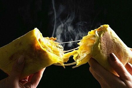 Шаурма с сыром 