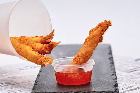 Креветки в панировке